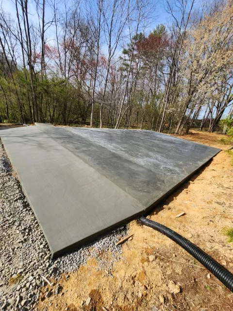 Concrete foundation